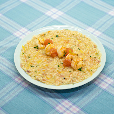 Recipe: Citrus Risotto with Prawns